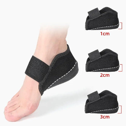 Height Increasing Heel Cushion Insole with Quick locking Straps