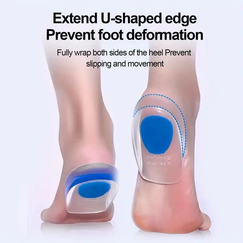 Dual Defense Heel Pack (2 Pair Orthopedic Heel Pad + 1 Pair Heel Protector)