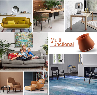 Odara's FloorGuard Silicone Chair Leg Protectors with Felt